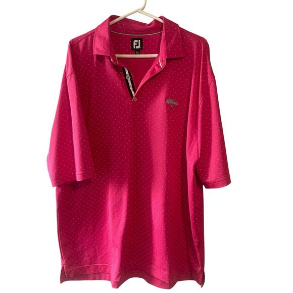 FJ Torrey Pines Golf Polo Shirt 2XL XXL Allover Novelty Print California Course - Picture 1 of 6